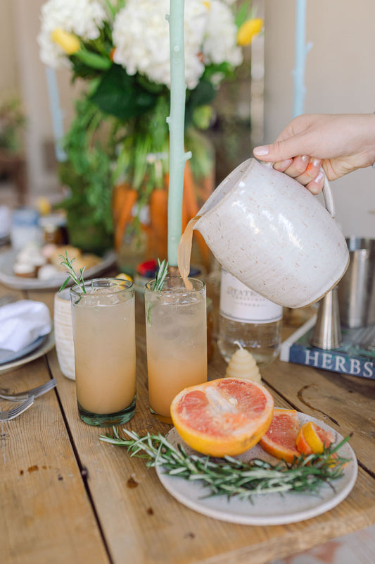 Spring Bliss in a Glass: Grapefruit Rosemary Spritz