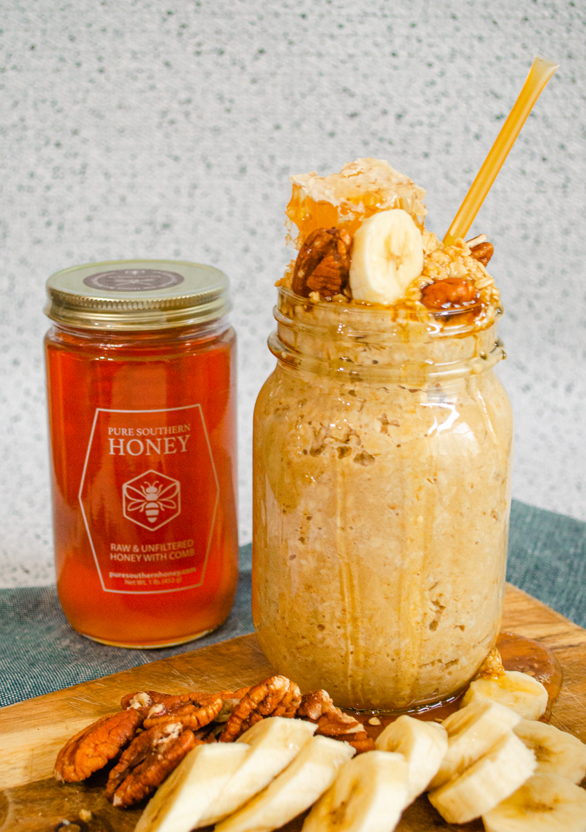 Pure Southern Honey Honey 1 Lb  Raw, Unfiltered, and Unheated