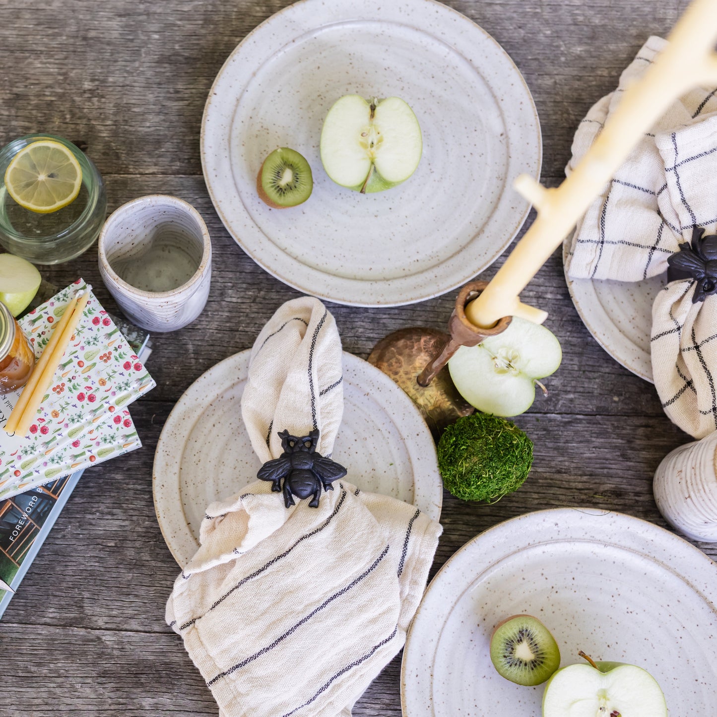 Bee Napkin Rings Set of 4