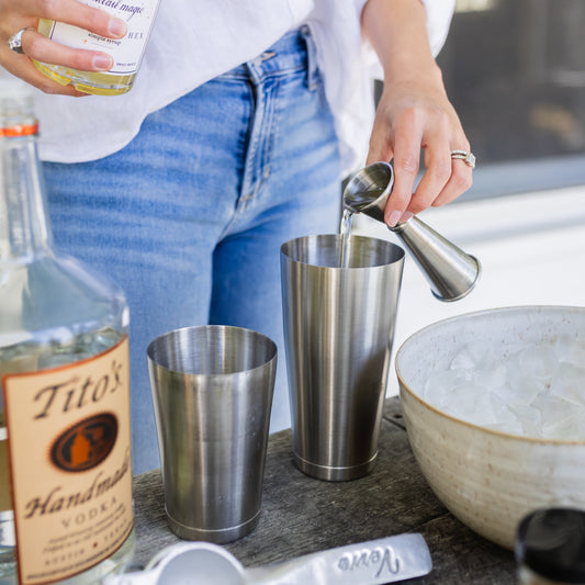 Jack Rudy Cocktail Co. Weighted Cocktail Shaker Tins