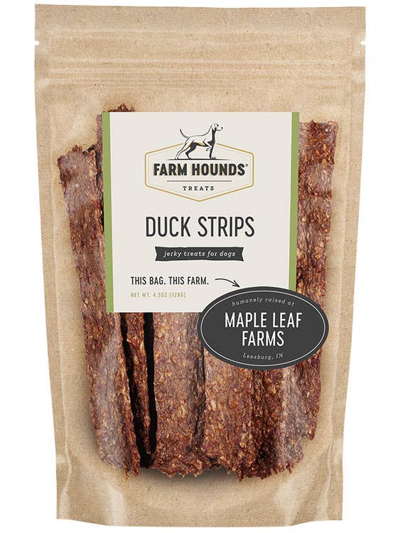 Farm Hounds Duck Strips: 4.5oz
