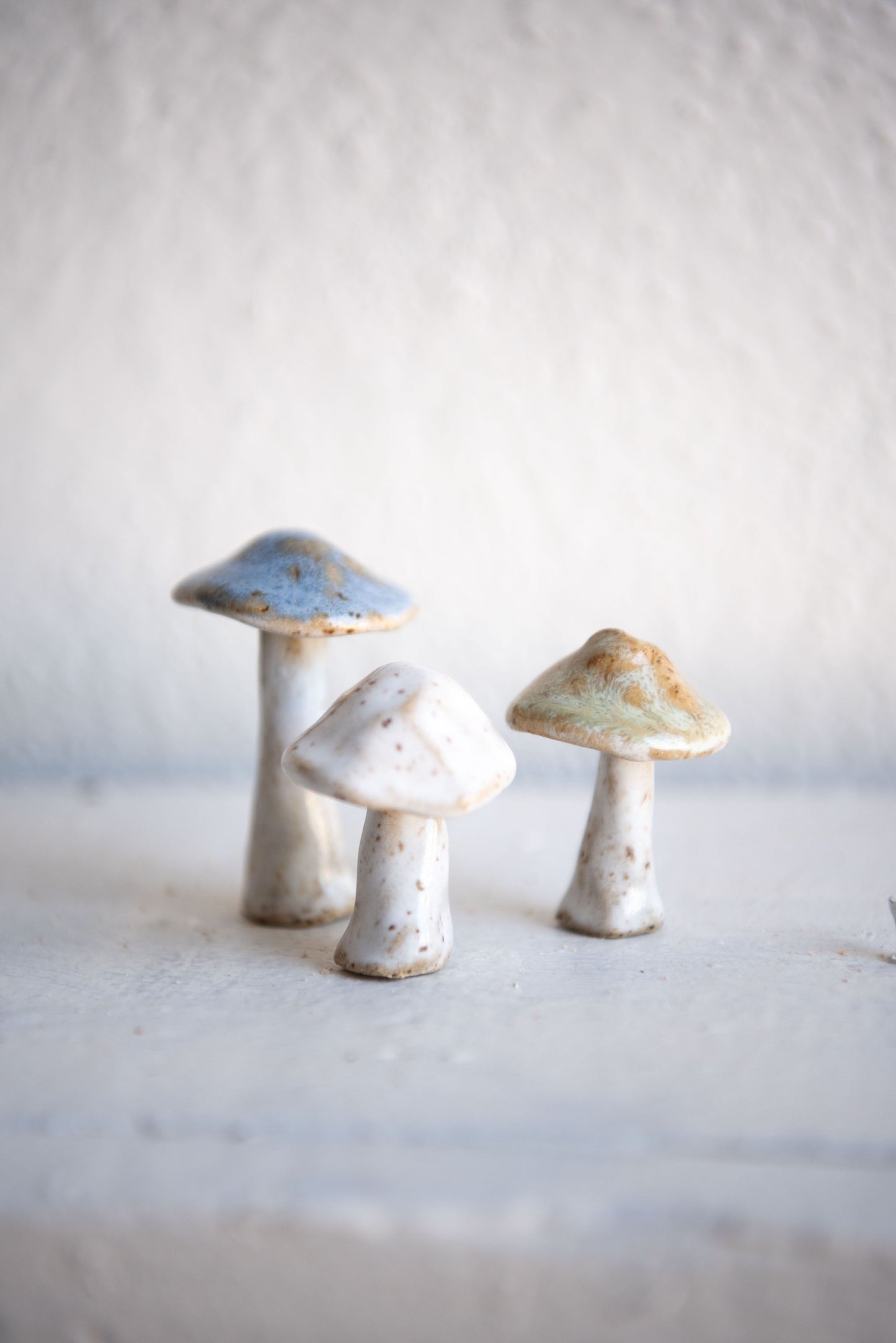 Ceramic Mushroom Set of 3