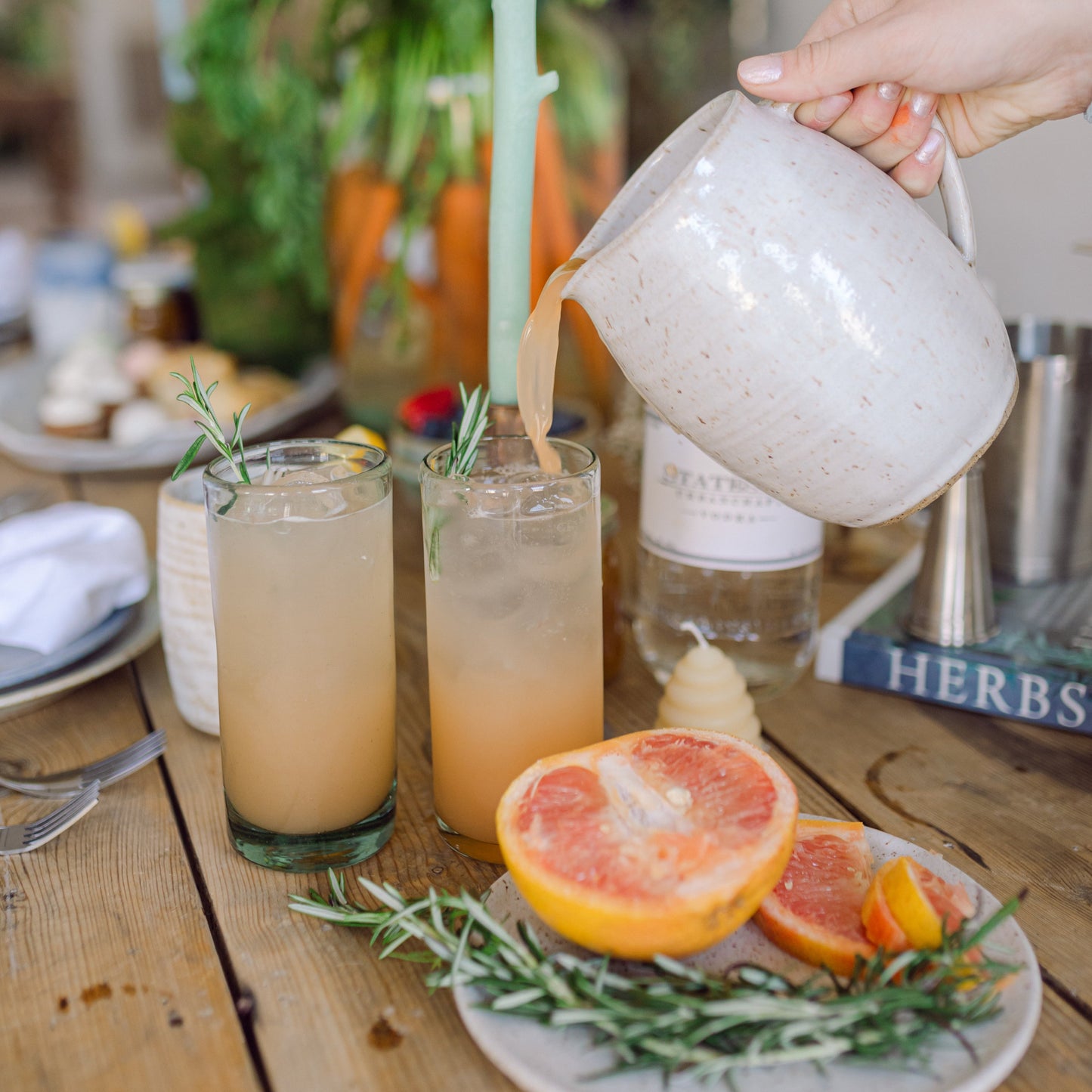 Handblown Highball Glasses
