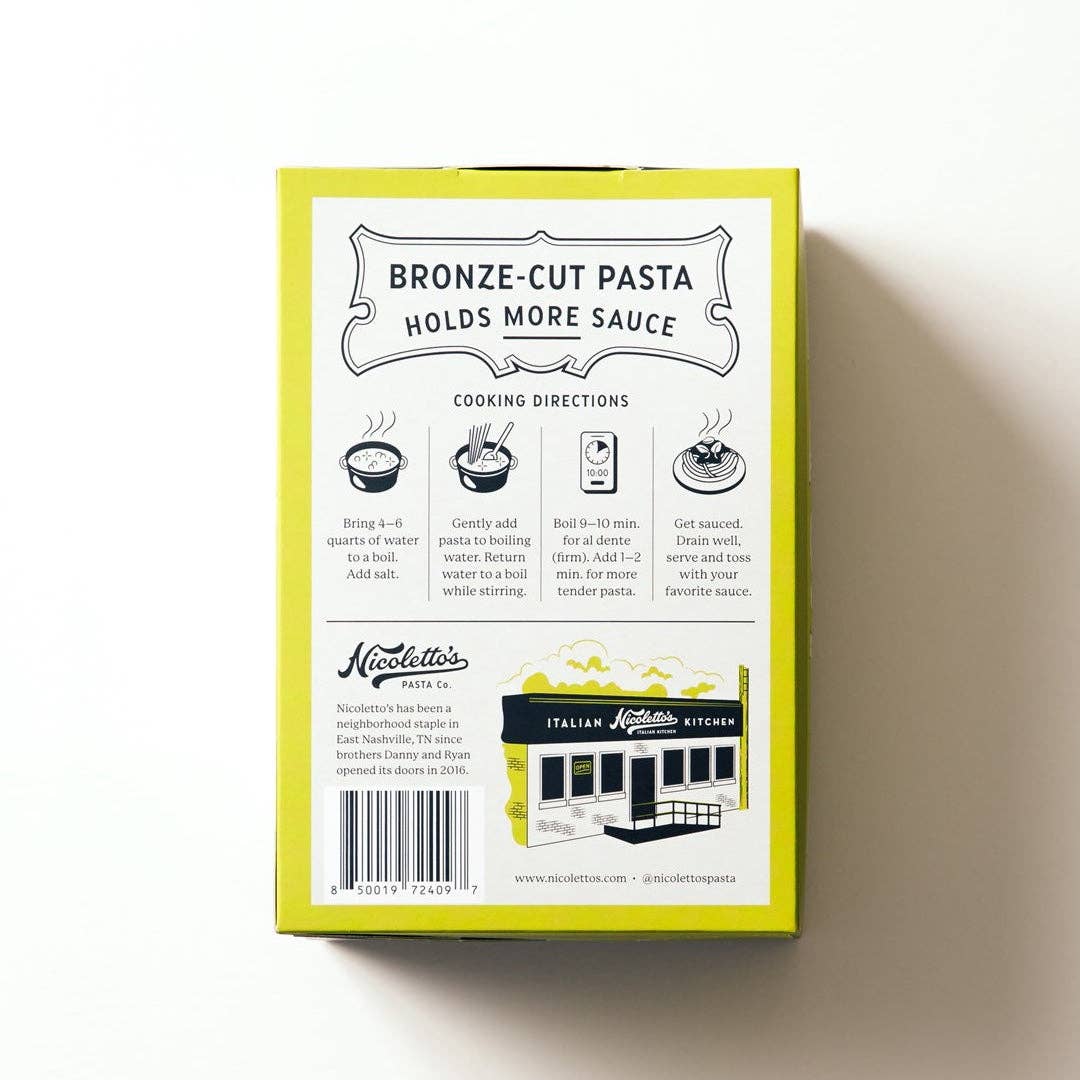 Nicoletto’s Bronze Cut Farfalle: 1 lb