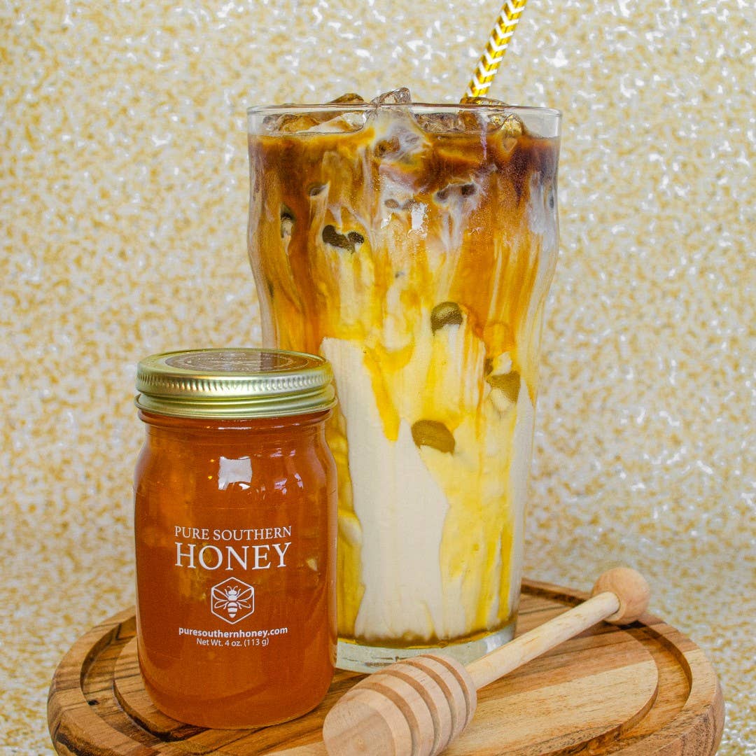 Pure Southern Honey Mini Honey With Comb 4 Oz