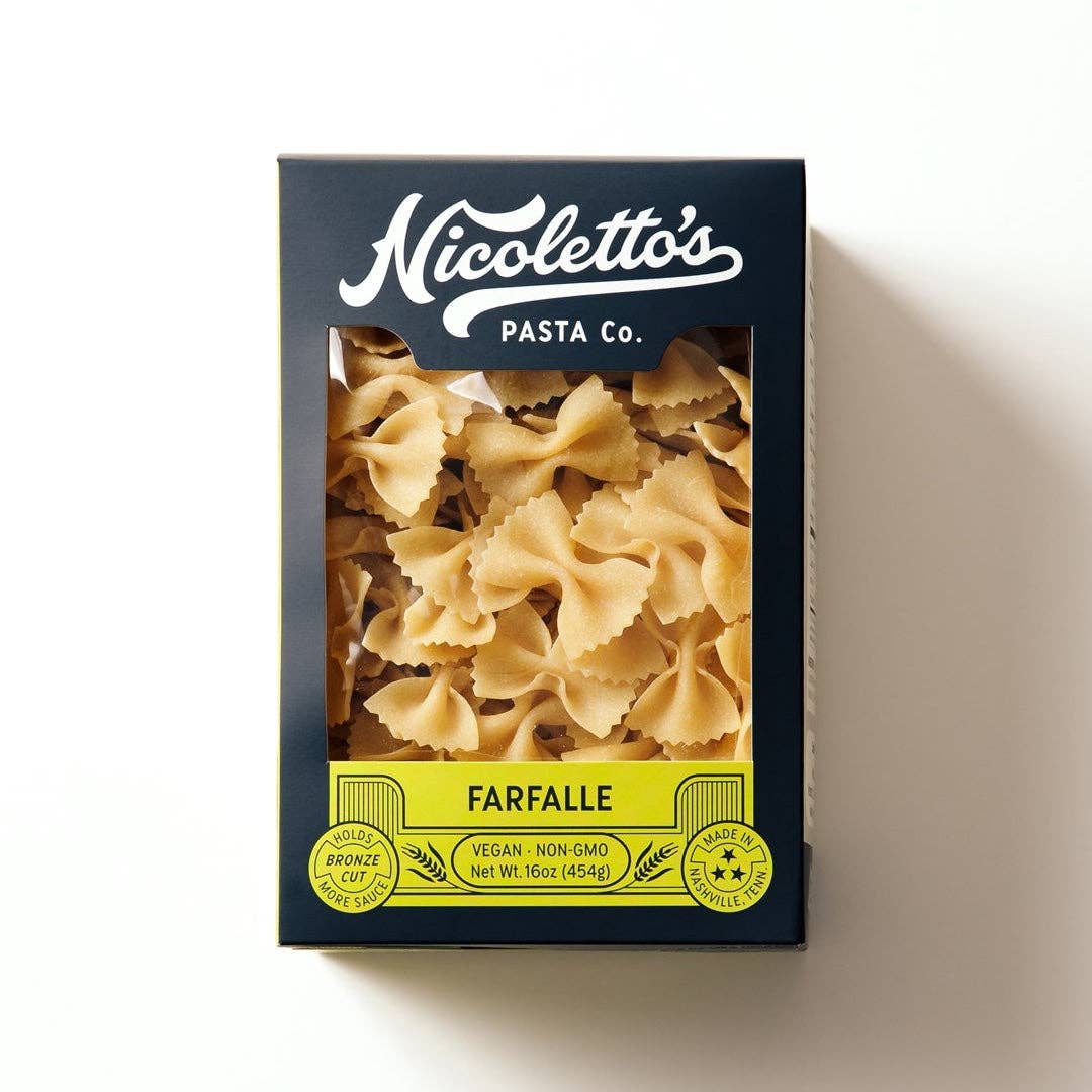 Nicoletto’s Bronze Cut Farfalle: 1 lb