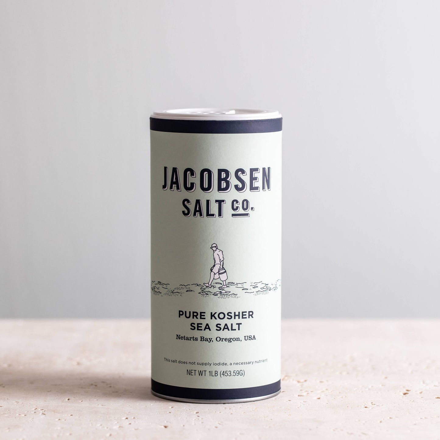 Jacobsen Salt Co. Pure Kosher Sea Salt - 1lb Canister