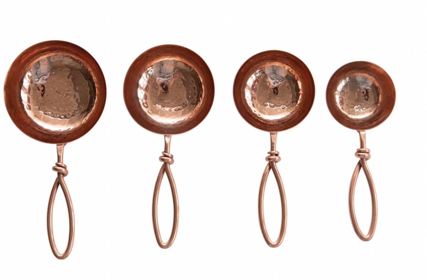 Hammered Scoop Set-Copper