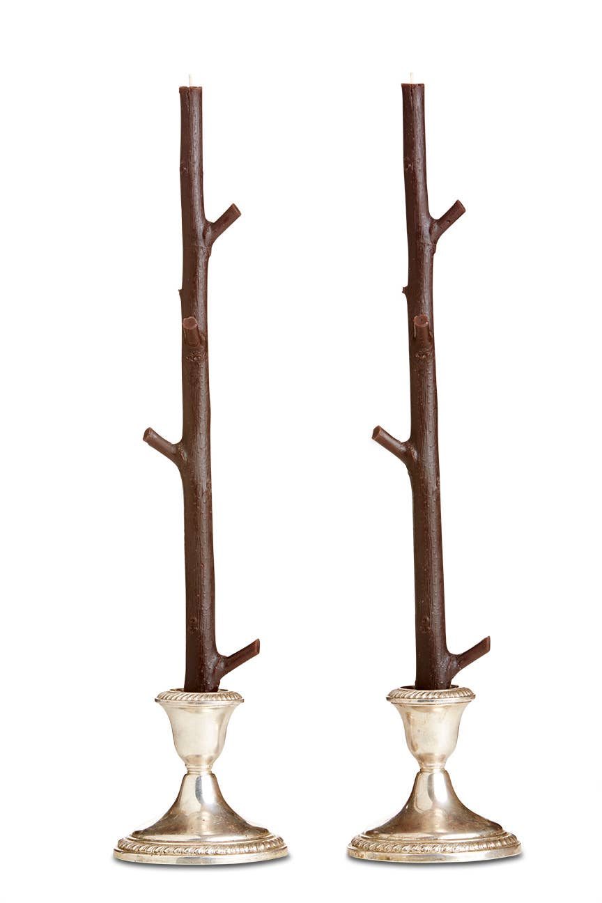 Stick Candles Maple / Pair