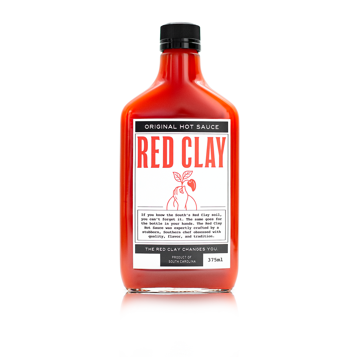 Red Clay Original Hot Sauce Flask-375mL