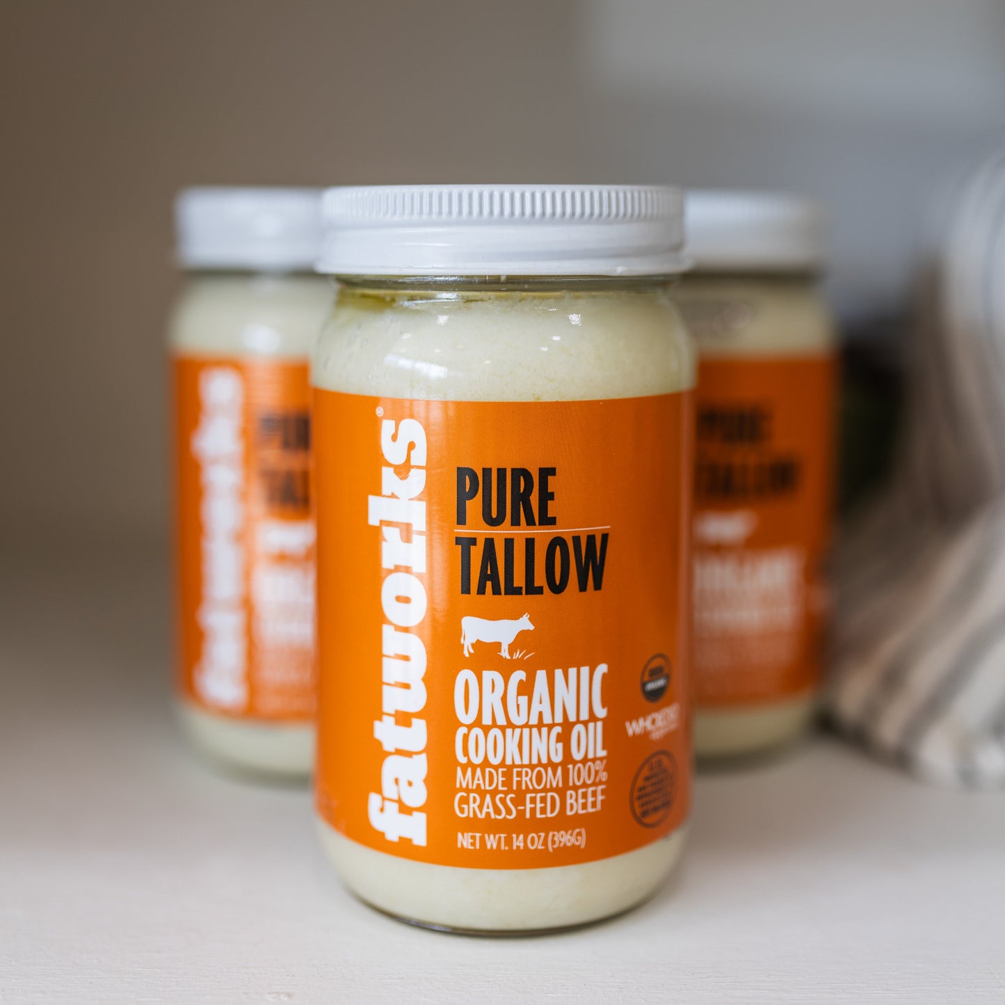 Fatworks Organic Grass Fed Tallow 14 OZ