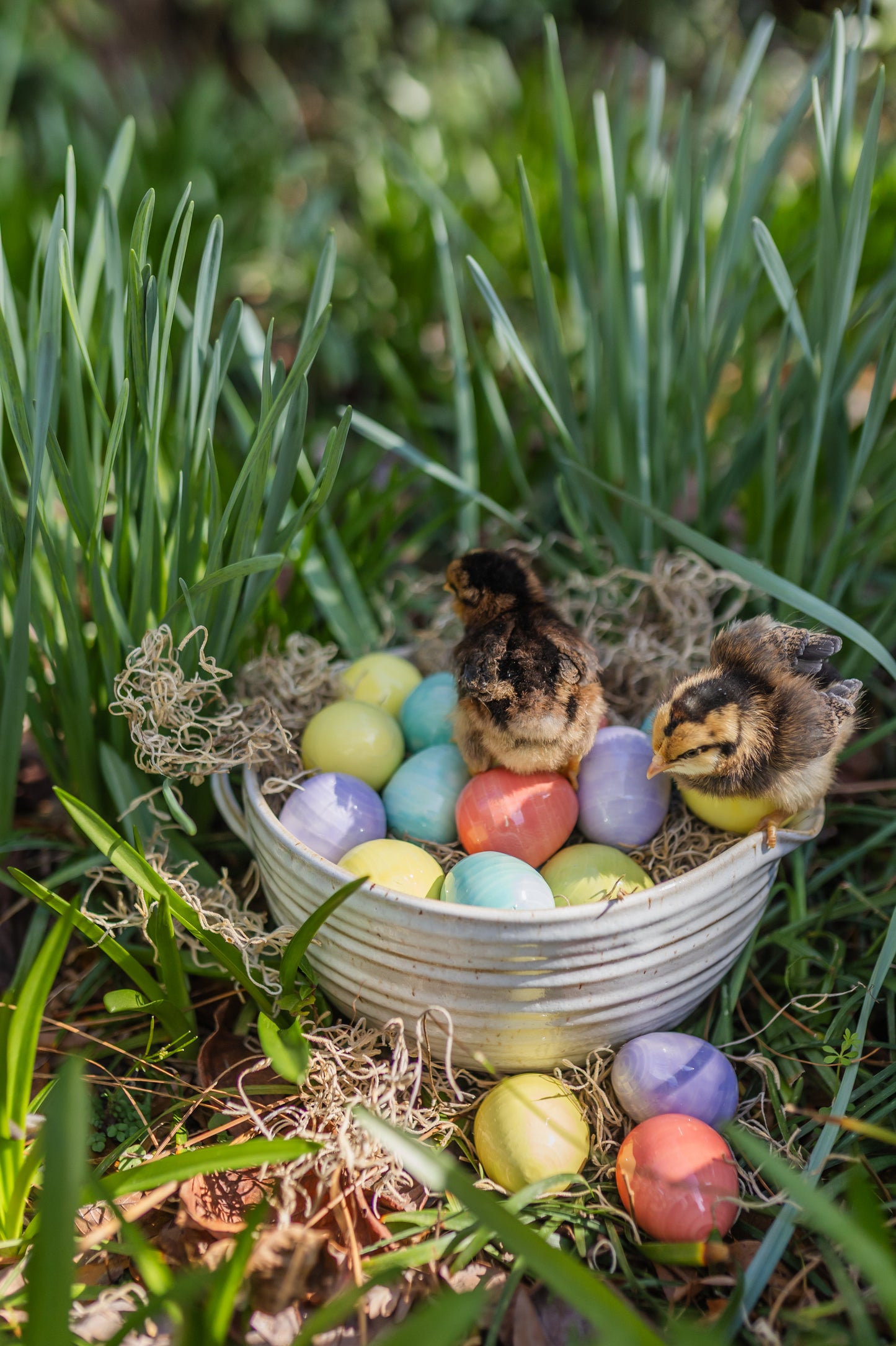 Handmade Ceramic Eggs Set of 3