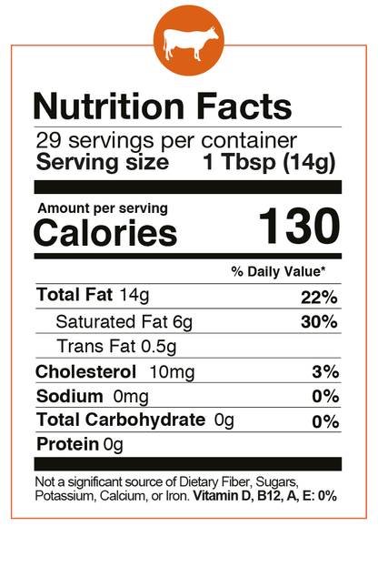 Fatworks Organic Grass Fed Tallow 14 OZ