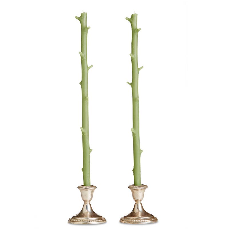 Stick Candles Hickory / Pair