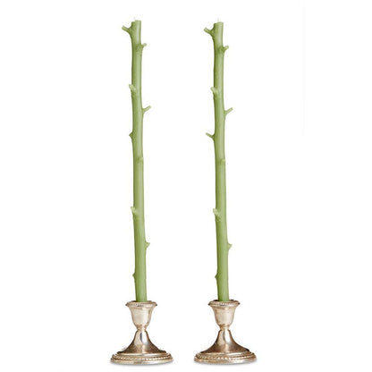 Stick Candles Hickory / Pair