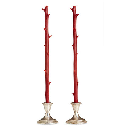 Stick Candles Hickory / Pair