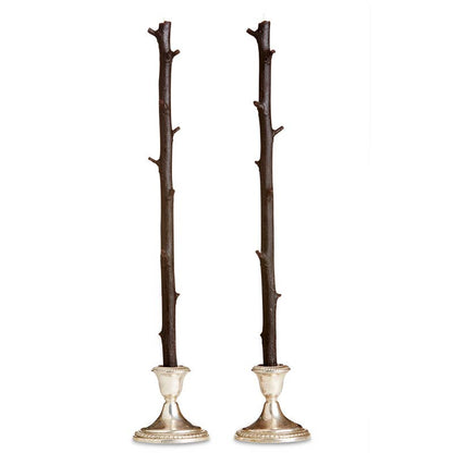 Stick Candles Hickory / Pair