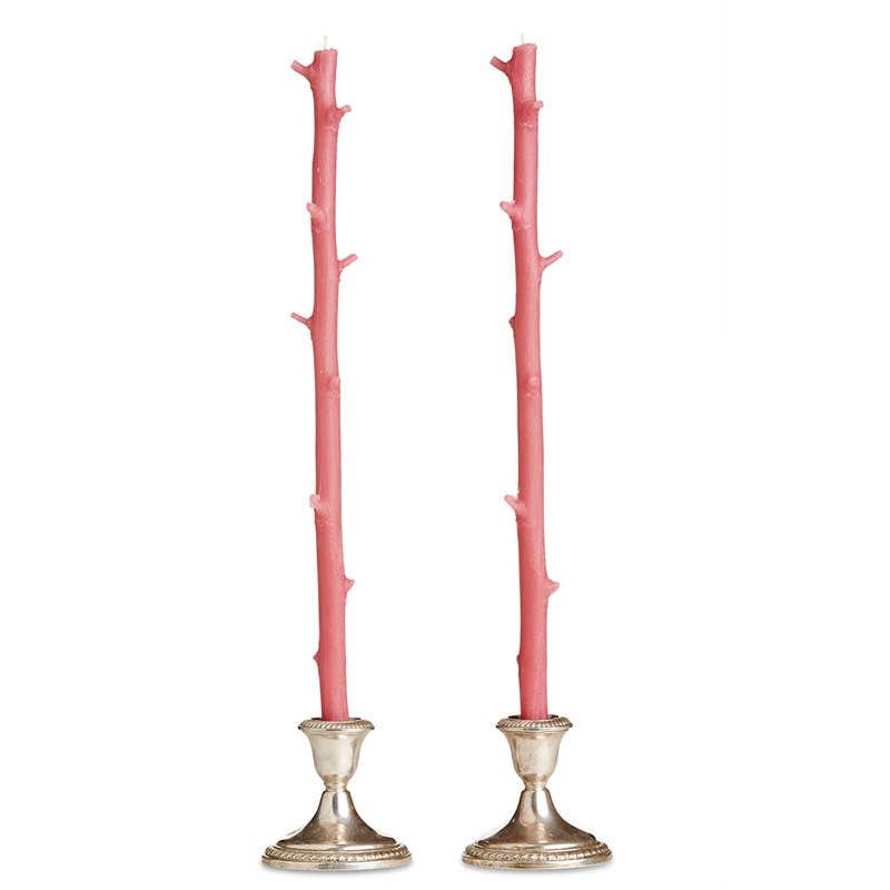 Stick Candles Hickory / Pair