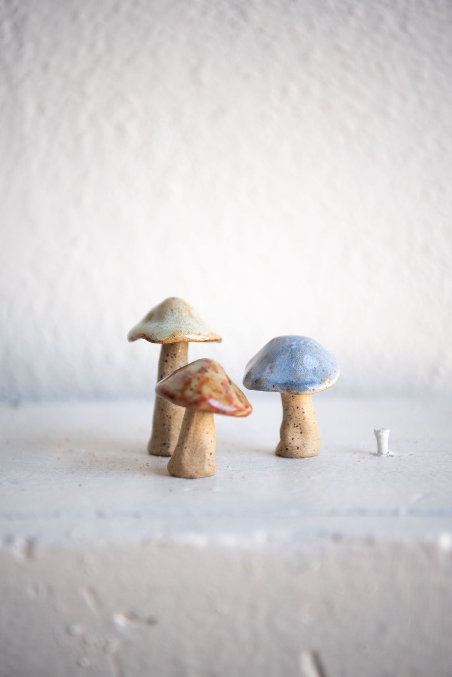 Ceramic Mushroom Set of 3