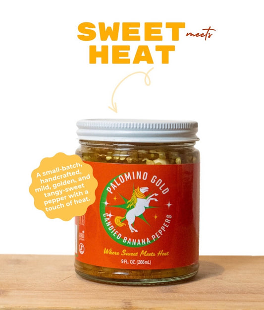 Palomino Gold- Candied Banana Peppers