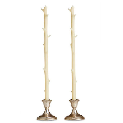 Stick Candles Hickory / Pair