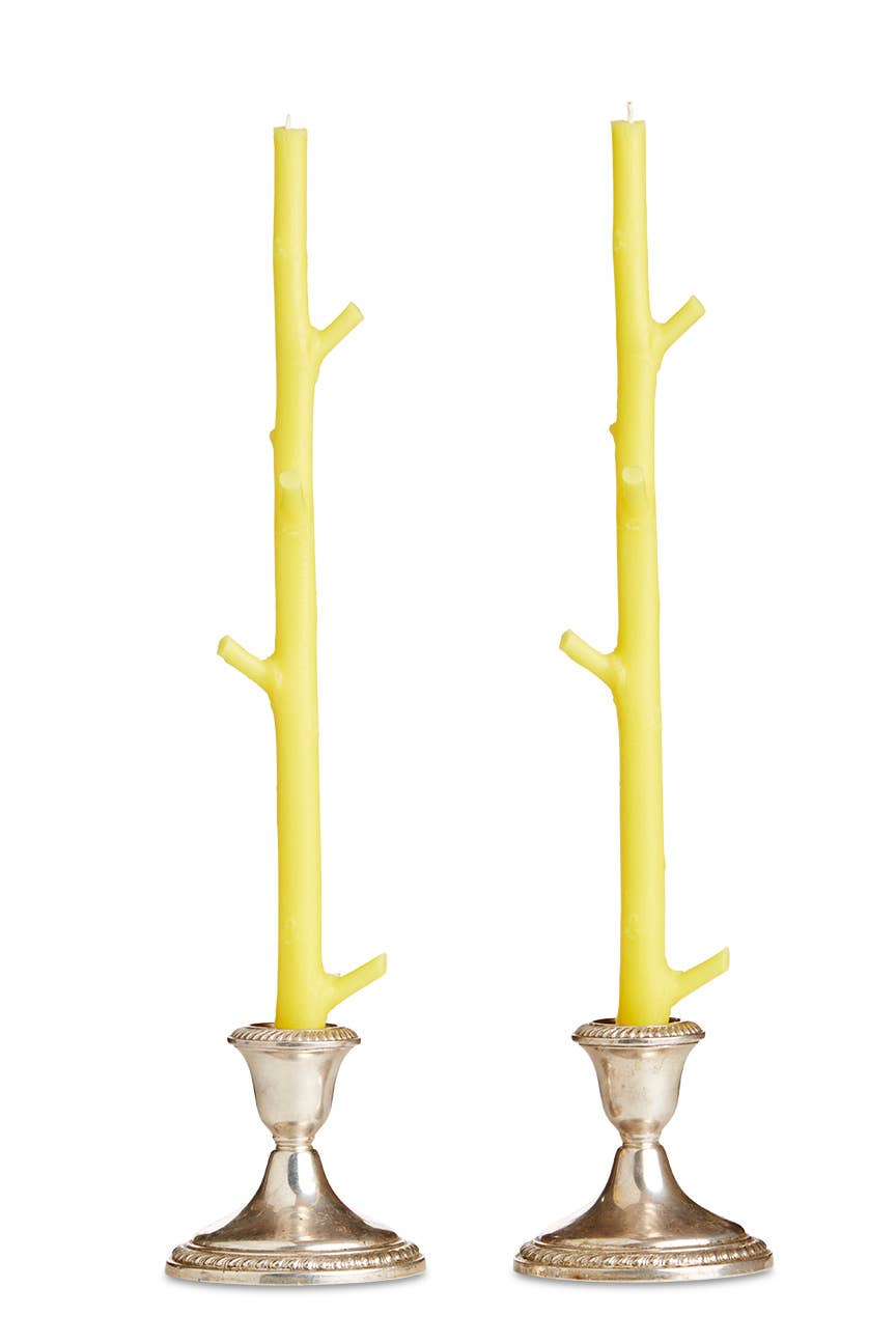 Stick Candles Maple / Pair