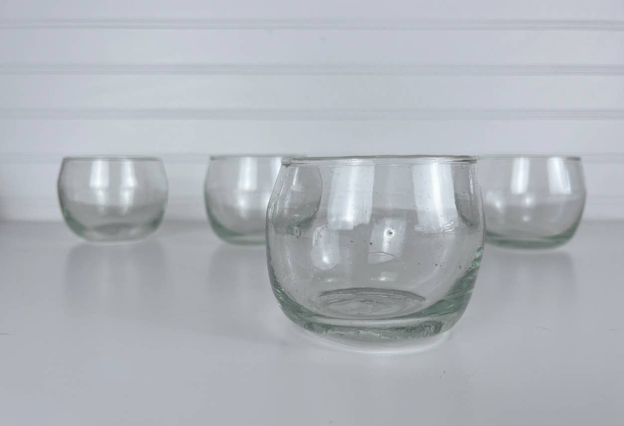 Moroccan Stemless Goblet - Clear