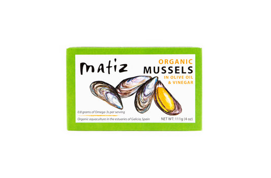 Matiz Mussels in Organic Olive Oil - 4oz