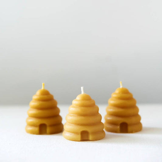 Beehive Votives – Pure Beeswax Candles