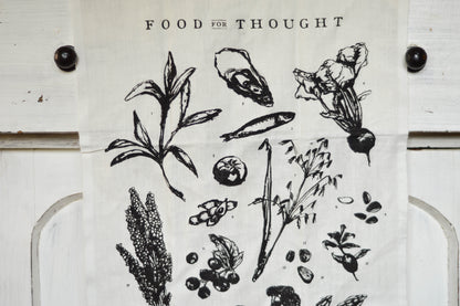 Food for Thought Tea Towel