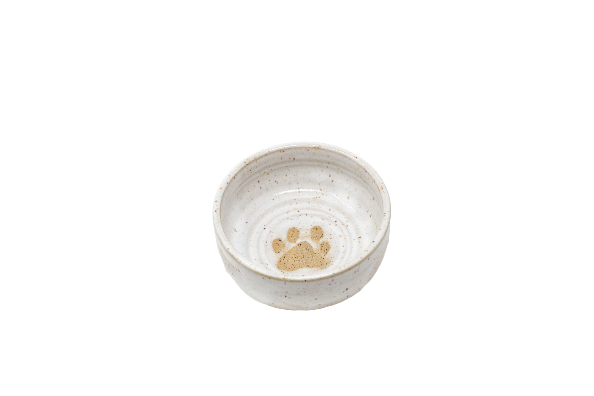 Pottery dog bowl deals
